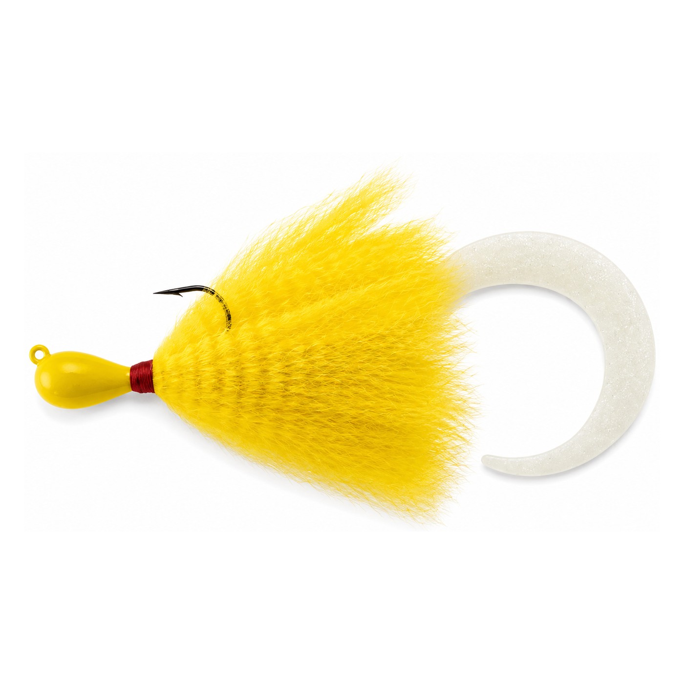 RD Strike Jig — Yellow head & body with White glow tail / (SKU 50-168)